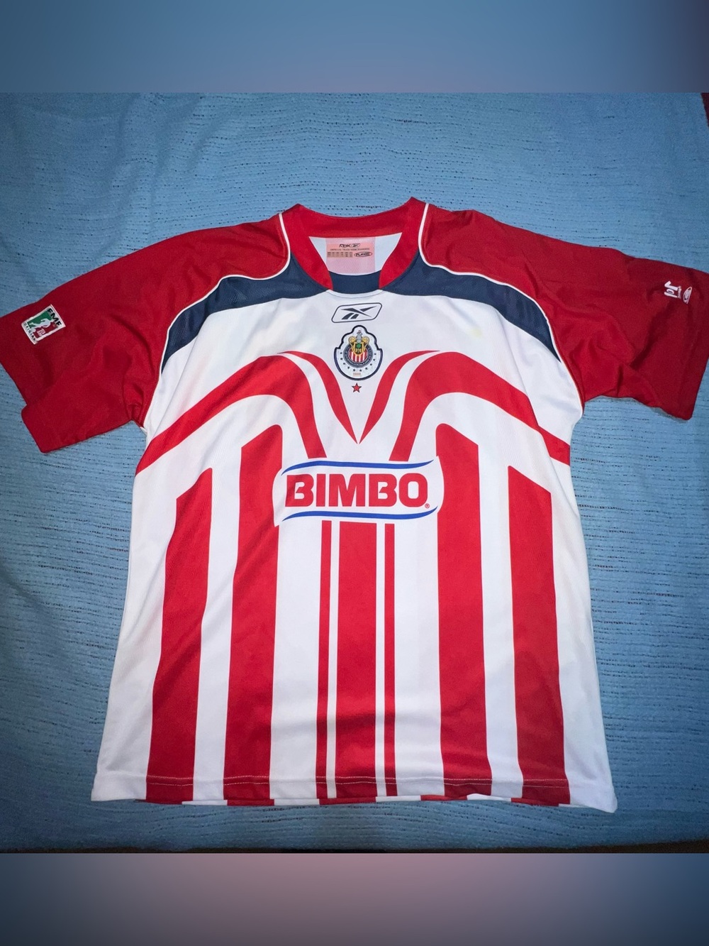 Chivas Guadalajara 2006/2007 Reebok Red Soccer Jersey FMF
